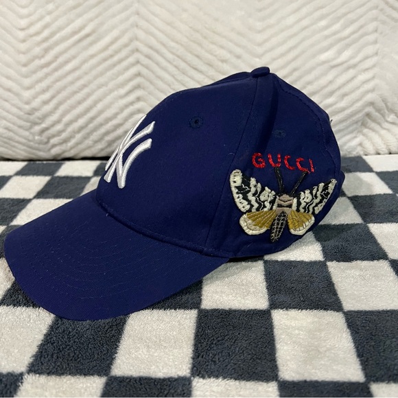 Gucci X MLB Adjustable Baseball Cap - Picture 1 of 6